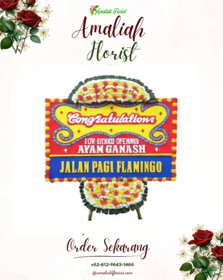 Sewa Papan Bunga Kasin